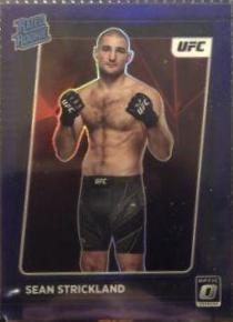Sean Strickland 2022 Panini Donruss Optic UFC Base #111 Purple
