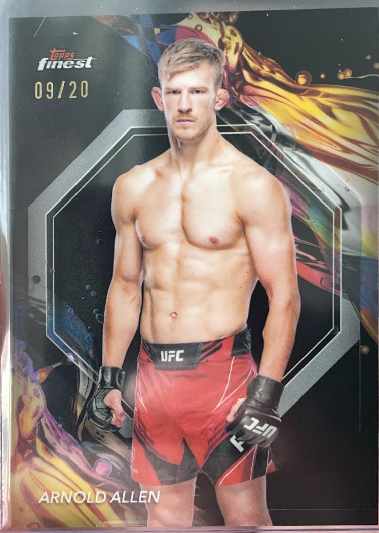 Arnold Allen 2024 Topps Finest UFC Base Uncommon #116 Refractor