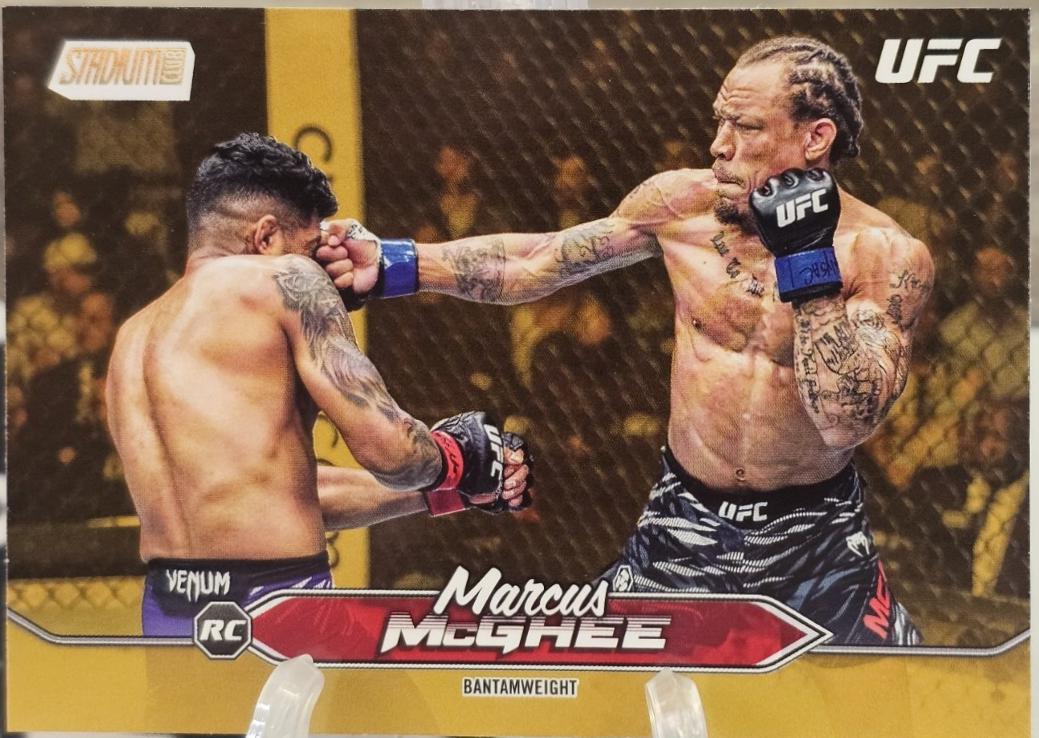 Marcus McGhee 2025 Topps Stadium Club UFC Base #99 Gold