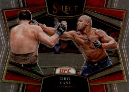 Ciryl Gane 2023 Panini Select UFC Snapshots #15 Flash