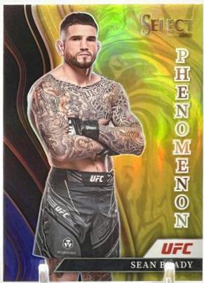 Sean Brady 2022 Panini Select UFC Phenomenon #5 Gold