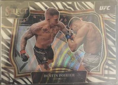 Dustin Poirier 2023 Panini Select UFC Octagonside #272 Zebra