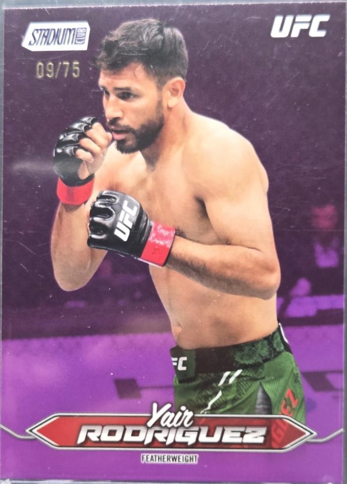 Yair Rodríguez 2025 Topps Stadium Club UFC Base #110 Purple