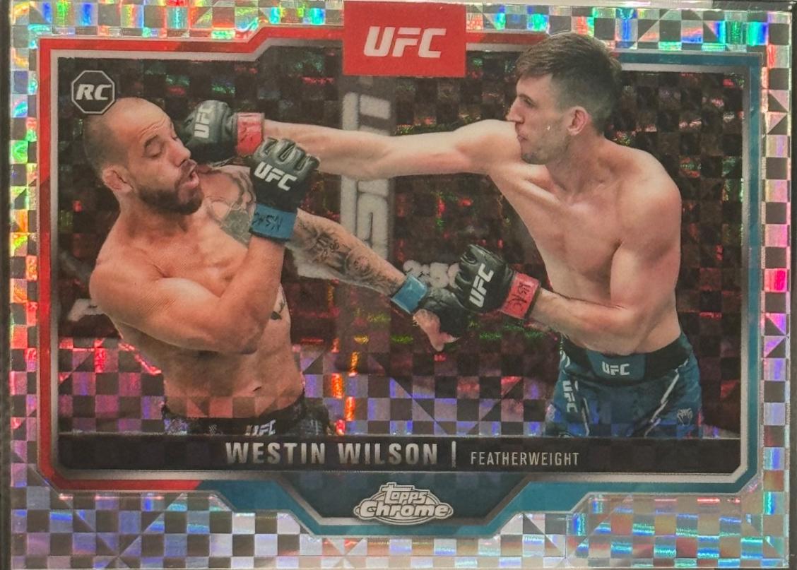 Westin Wilson 2025 Topps Chrome UFC Base #108 X-Fractor