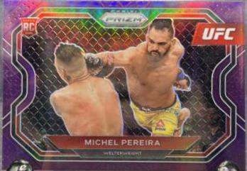 Michel Pereira 2021 Panini Prizm UFC Base #183 Purple