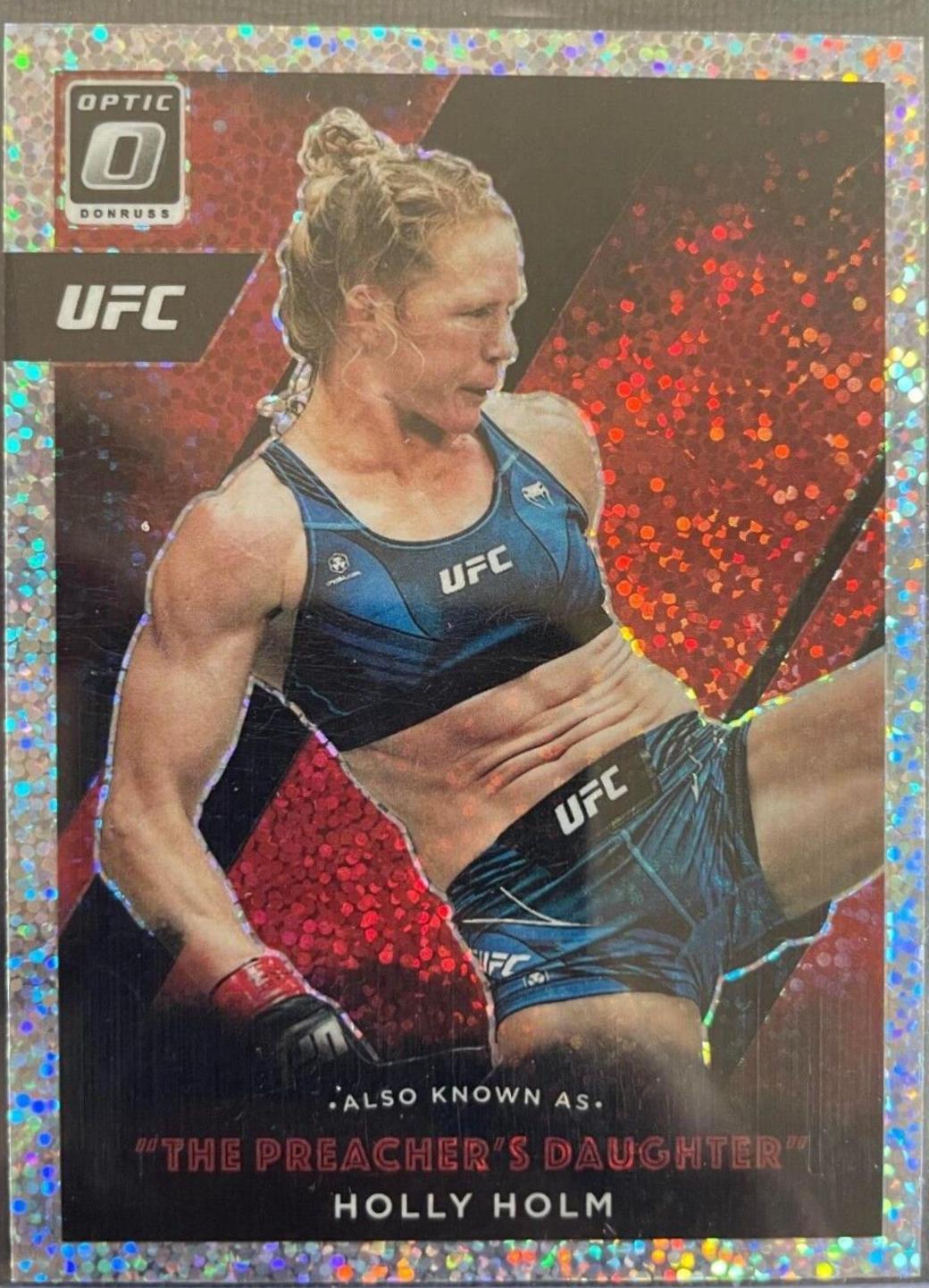 Holly Holm 2022 Panini Donruss Optic UFC Also Known As #19 White Sparkle