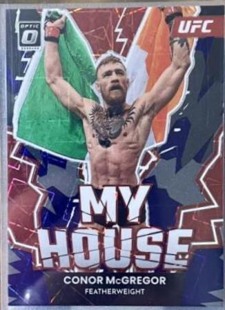 Conor McGregor 2023 Panini Donruss Optic UFC My House #4 Purple Velocity