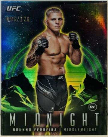 Brunno Ferreira 2024 Topps Midnight UFC Base #95 Morning