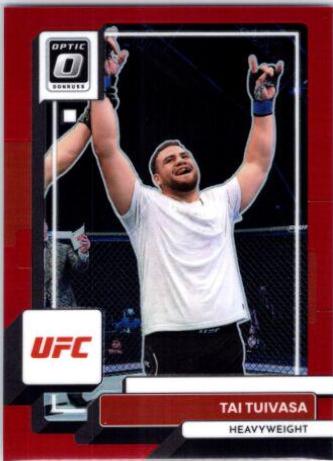 Tai Tuivasa 2023 Panini Donruss Optic UFC Base #47 Red