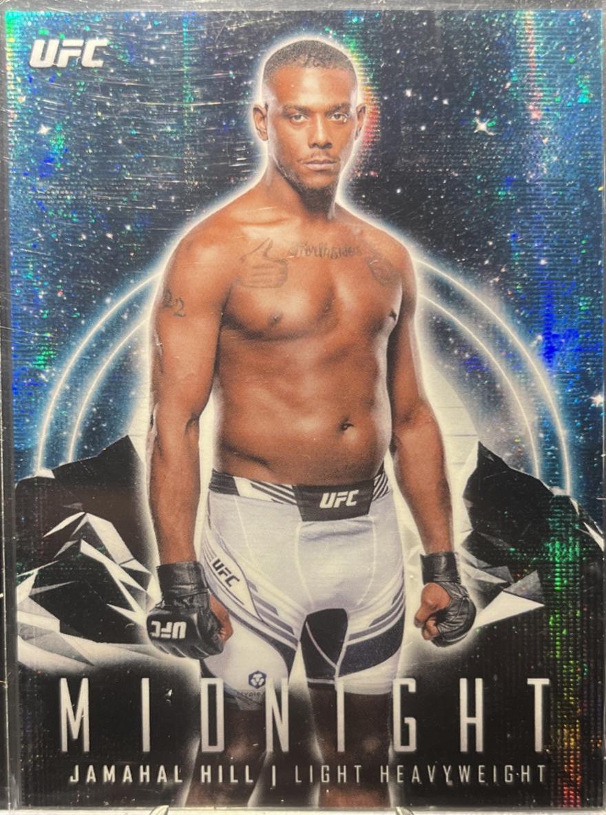 Jamahal Hill 2024 Topps Midnight UFC Base #71 Moon Beam