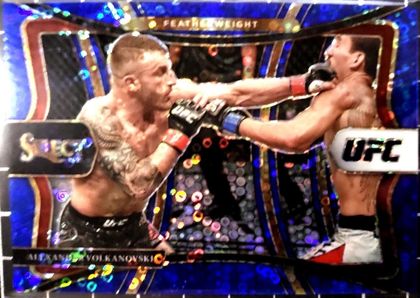 Alexander Volkanovski 2021 Panini Select UFC Premier Level #155 Blue Disco