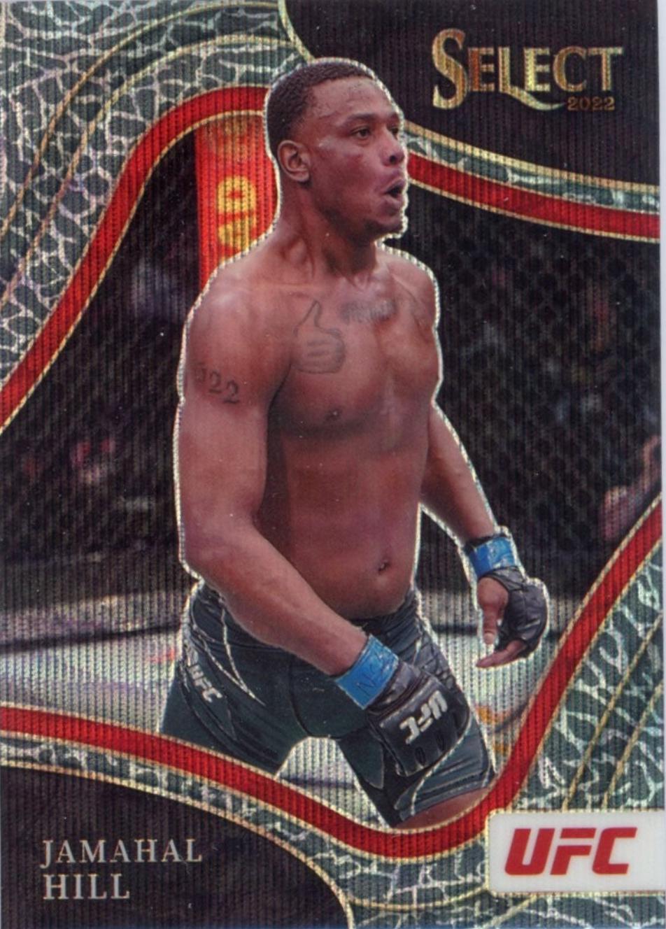 Jamahal Hill 2022 Panini Select UFC Octagonside #298 Elephant