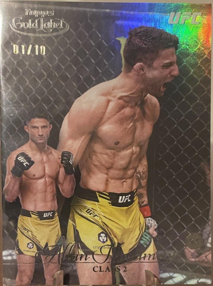 Allan Nascimento 2024 Topps Gold Label UFC Base Class II #17 Red