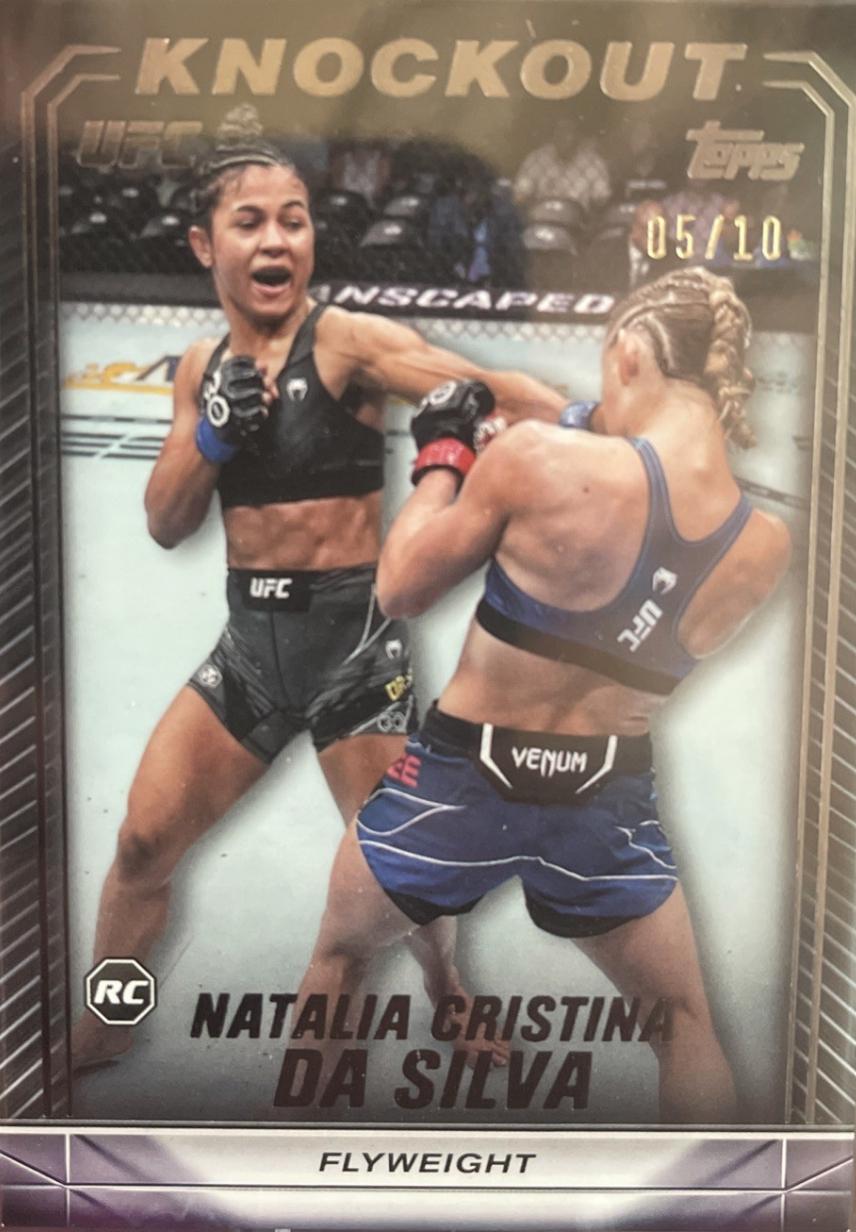 Natalia Silva 2024 Topps Knockout UFC Base #3 Black
