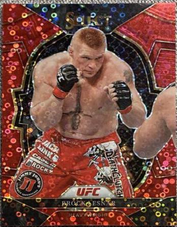 Brock Lesnar 2023 Panini Select UFC Concourse #50 Red Disco