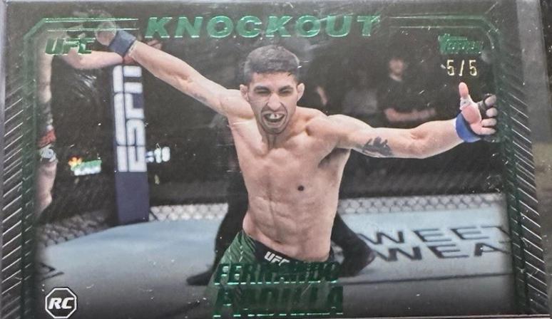 Fernando Padilla 2024 Topps Knockout UFC Base #9 Emerald