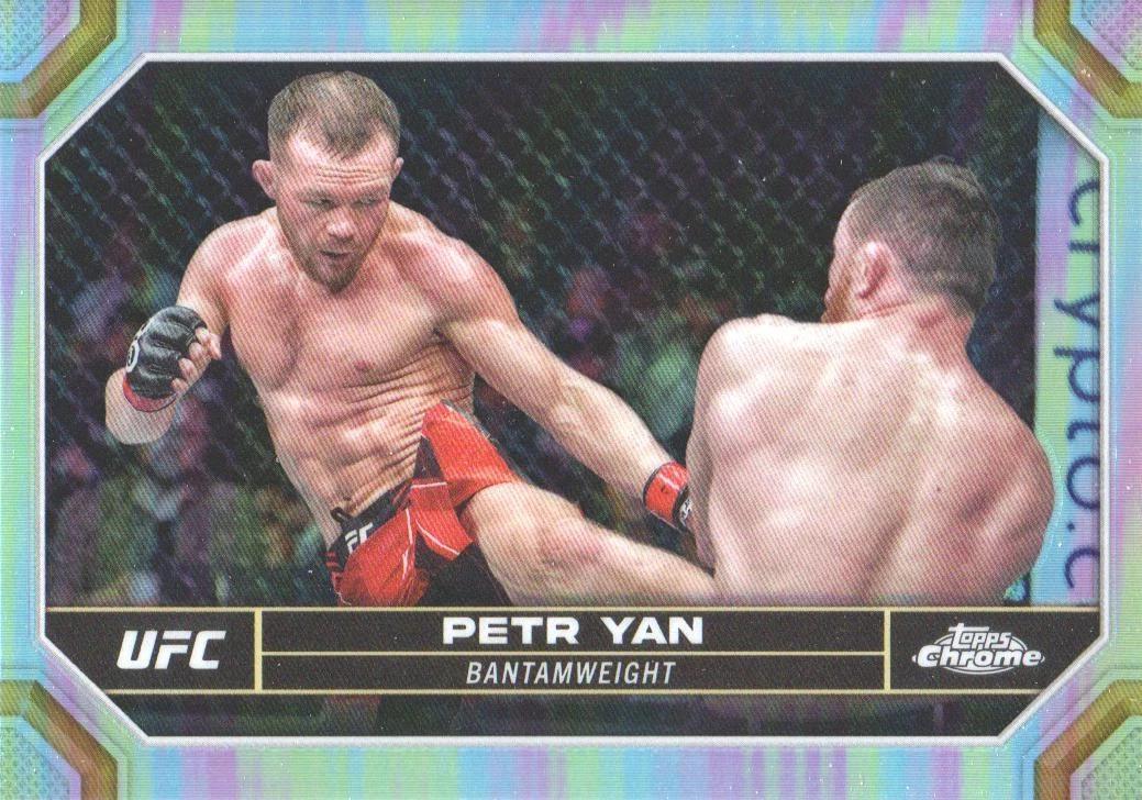 Petr Yan 2024 Topps Chrome UFC Base #156 Refractor