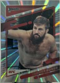 Tanner Boser 2022 Panini Donruss UFC Base #182 Silver