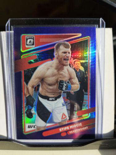Stipe Miocic 2022 Panini Donruss Optic UFC Base #50 Purple