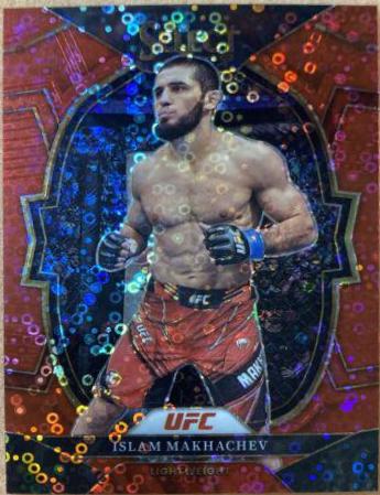 Islam Makhachev 2023 Panini Select UFC Concourse #94 Red Disco