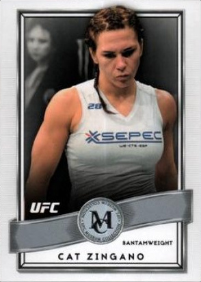 Cat Zingano 2016 Topps UFC Museum Collection Base #17 Emerald