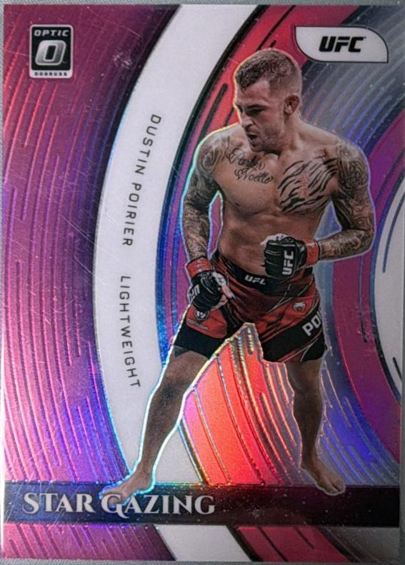Dustin Poirier 2022 Panini Donruss Optic UFC Star Gazing #2 Pink