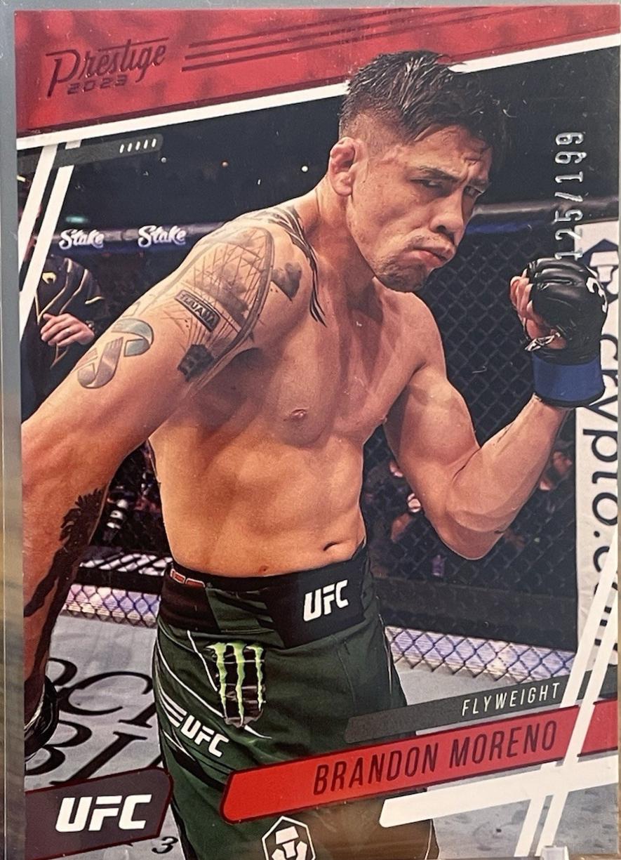 Brandon Moreno 2023 Panini Chronicles UFC Base Prestige #176 Red