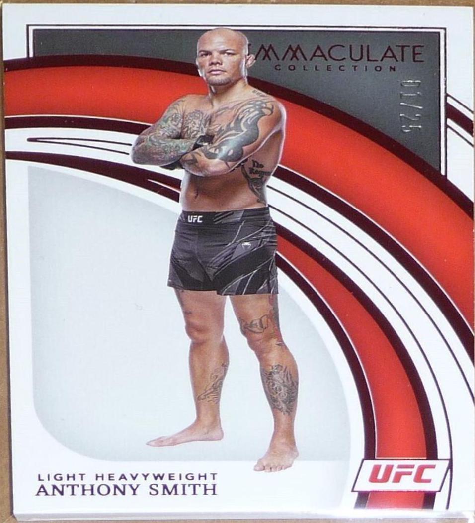 Anthony Smith 2022 Panini Immaculate UFC Base #17 Red