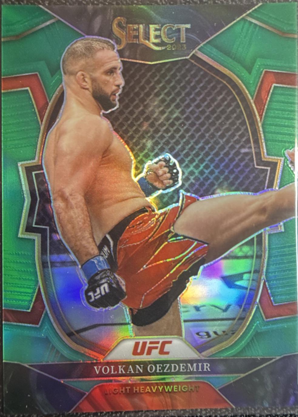 Volkan Oezdemir 2023 Panini Select UFC Concourse #25 Green