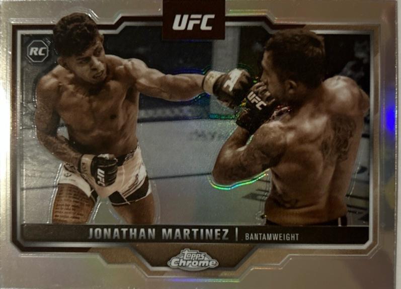 Jonathan Martinez 2025 Topps Chrome UFC Base #80 Sepia Refractor