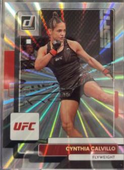 Cynthia Calvillo 2023 Panini Donruss UFC Base #50 Laser
