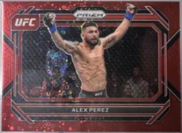 Alex Perez 2023 Panini Prizm Under Card UFC Base #26 Red