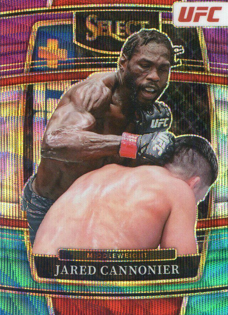 Jared Cannonier 2022 Panini Select UFC Concourse #8 Tri Color