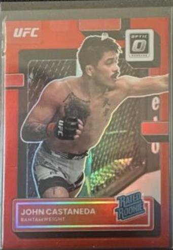 John Castaneda 2023 Panini Donruss Optic UFC Base #127 Red