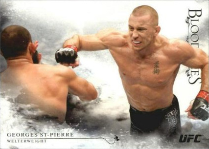 Georges St-Pierre 2014 Topps UFC Bloodlines Base #138 Black
