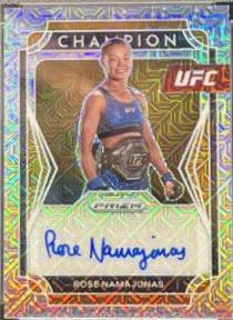 Rose Namajunas 2022 Panini Prizm UFC Champion Signatures #3 Mojo
