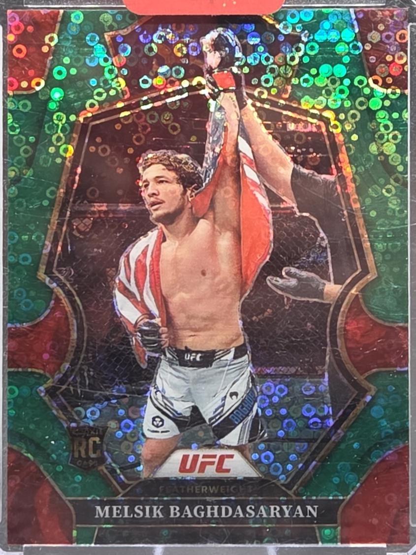Melsik Baghdasaryan 2023 Panini Select UFC Premier Level #137 Green Disco