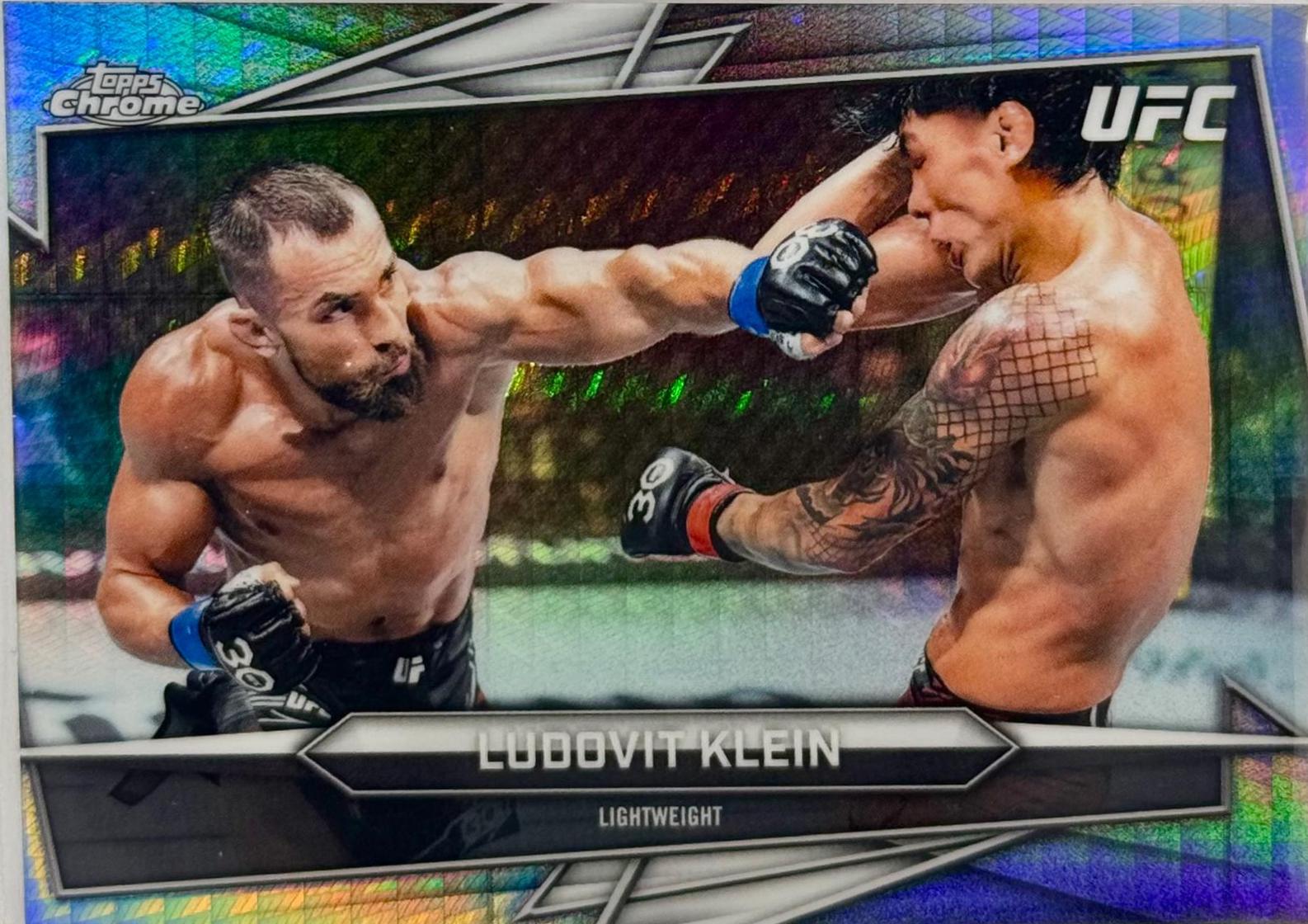 Ludovit Klein 2026 Topps Chrome UFC Base #145 Prism Refractor