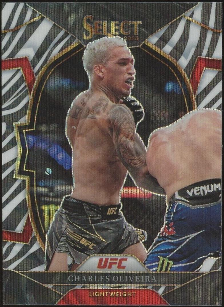 Charles Oliveira 2023 Panini Select UFC Concourse #45 Zebra