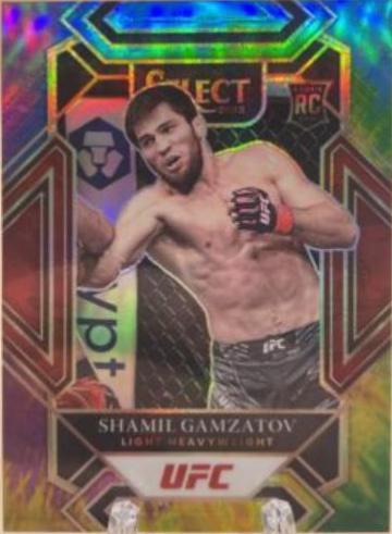Shamil Gamzatov 2022 Panini Select UFC Mezzanine #334 Tie Dye