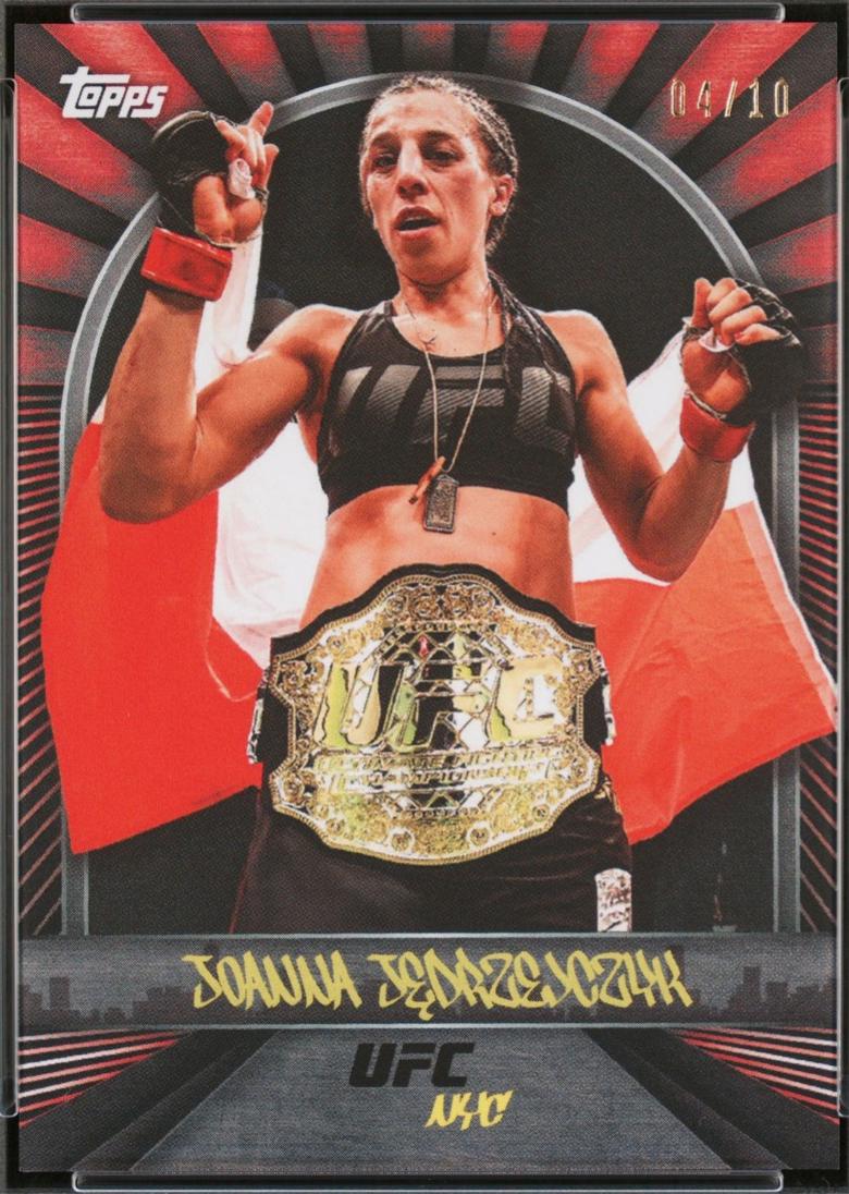 Joanna Jędrzejczyk 2024 Topps UFC NYC Base #22 Red