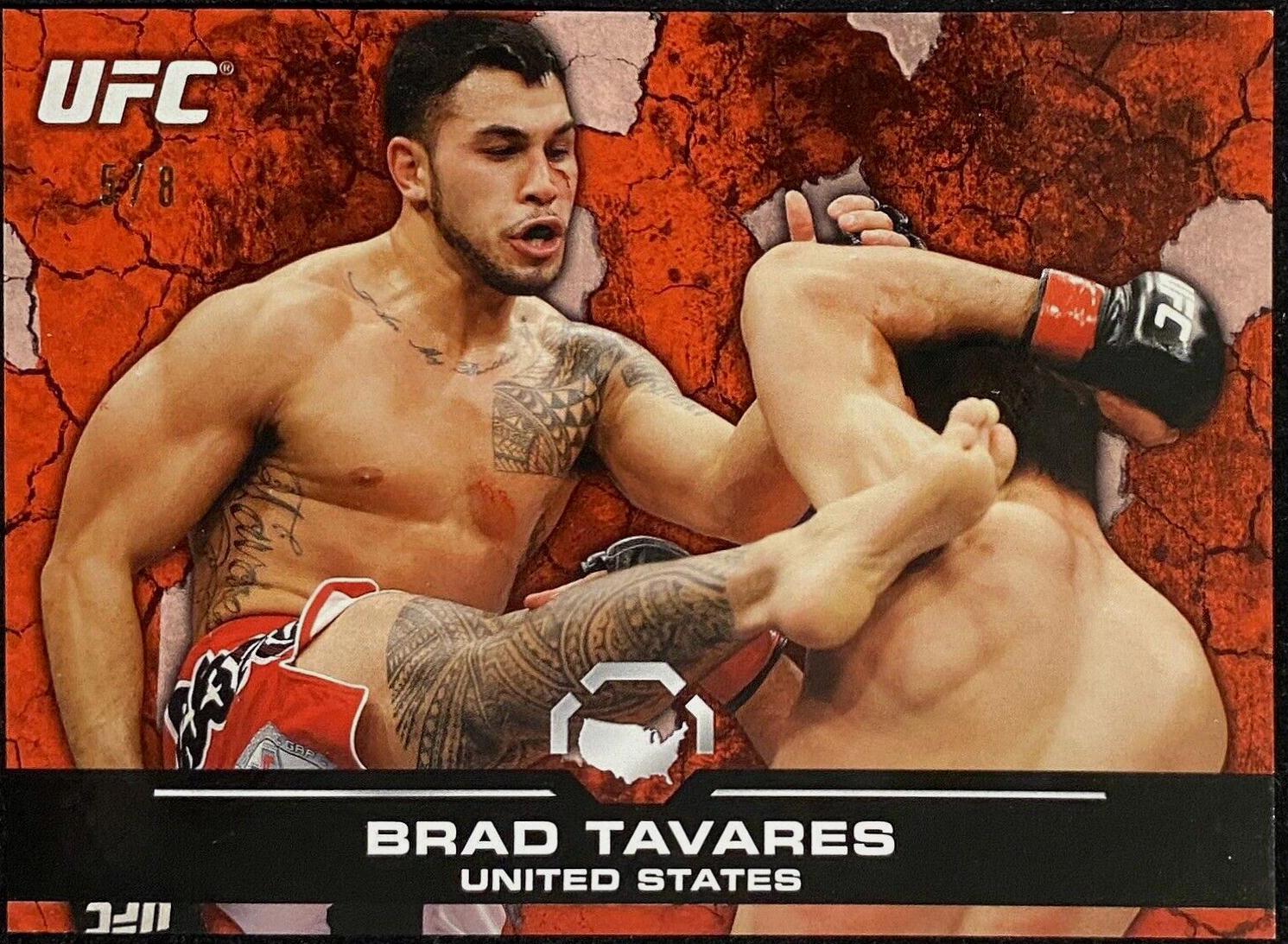 Brad Tavares 2013 Topps UFC Bloodlines Base #27 Red