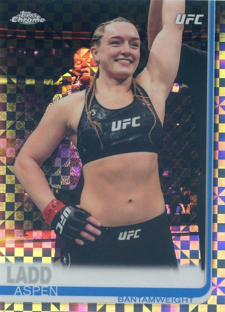 Aspen Ladd 2019 Topps Chrome UFC Base #31 Xfractor