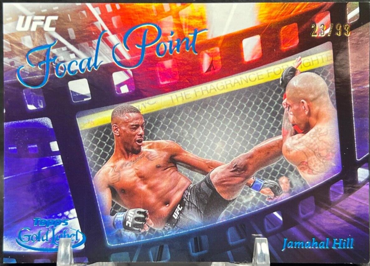 Jamahal Hill 2024 Topps Gold Label UFC Focal Point #FP-17 Blue