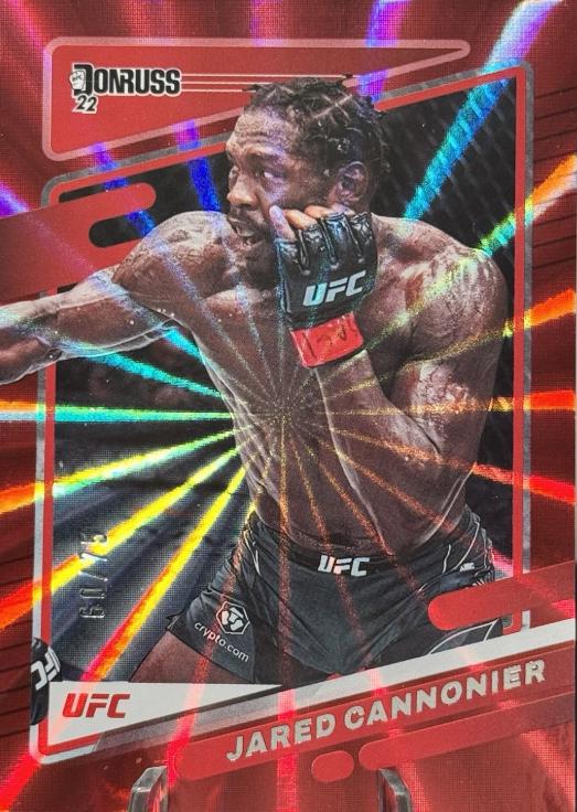Jared Cannonier 2022 Panini Donruss UFC Base #51 Red