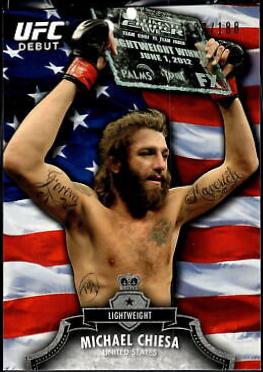 Michael Chiesa 2012 Topps UFC Bloodlines Base #31 Flag