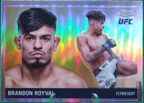 Brandon Royval 2025 Topps Chrome UFC 1955 Topps #55T-23 Refractor