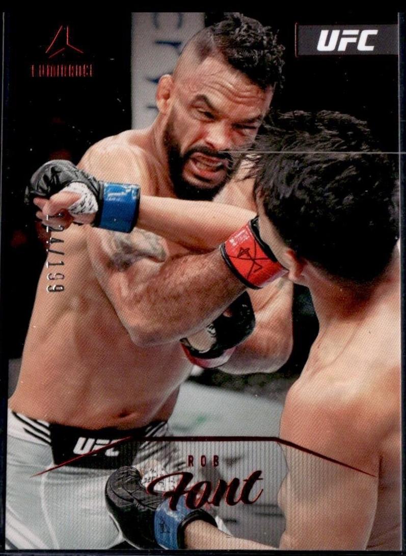 Rob Font 2023 Panini Chronicles UFC Base Luminance #158 Red