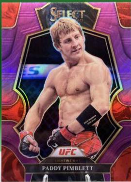 Paddy Pimblett 2023 Panini Select UFC Premier Level #109 Purple