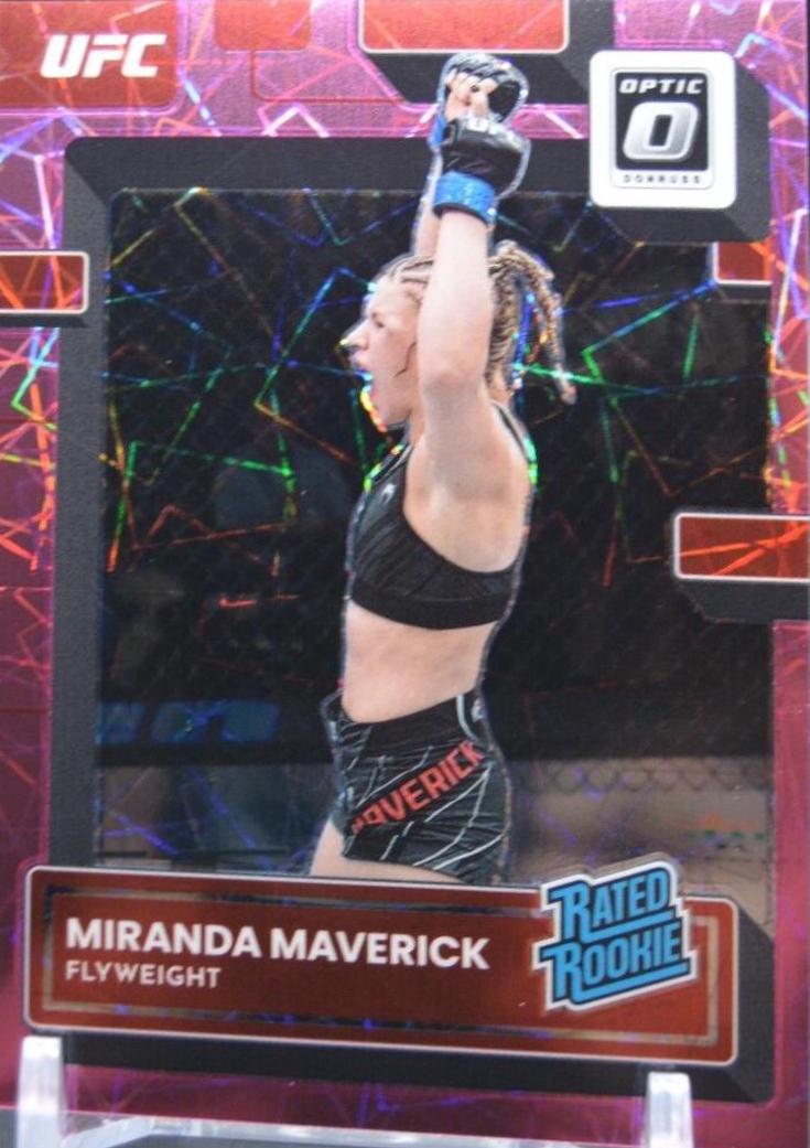 Miranda Maverick 2023 Panini Donruss Optic UFC Base #111 Pink Velocity